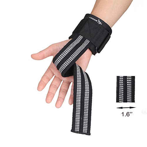 EFINNY 2 Piezas Gym Gym Lifting Strap Wrist Band Antideslizante Weightlifting Hand Belt Fitness Bodybuilding Wrist Wraps Brace