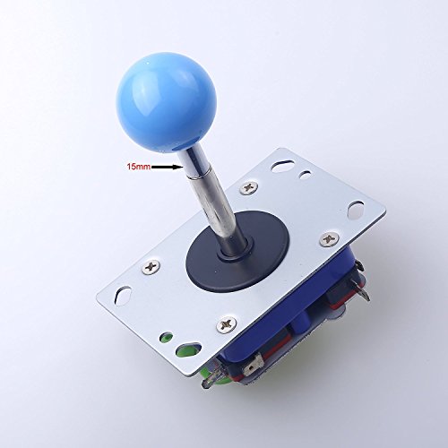 EG STARTS 2x Chrome Arcade DIY Shaft Extender Joystick Extension Rod Extender Ejes para Sanwa Joystick y Zippyy Joystick & Jamma Extension & Control Extender EG STARTS 2x Chrome Arcade DIY Shaft Extender Joystick Extension Rod Extender Ejes para Sanwa Joystick y Zippyy Joystick & Jamma Extension & Control Extender