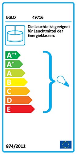 EGLO MELILLA iluminación de suspensión Multicolor - Iluminación de suspensión (Multicolor, Corriente alterna, 220 - 240 V, 50/60 Hz)