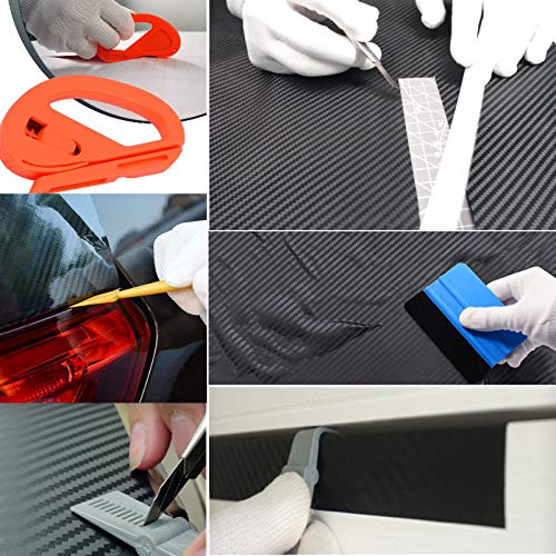 Ehdis Herramientas de película de Tinte de Envoltura de Vinilo para Ventana: rasqueta de Fieltro, Cortador de Cremallera, Cuchillo de Uso General, rasqueta de Esquinas Mini Stick y Go Ehdis Herramientas de película de Tinte de Envoltura de Vinilo para Ventana: rasqueta de Fieltro, Cortador de Cremallera, Cuchillo de Uso General, rasqueta de Esquinas Mini Stick y Go