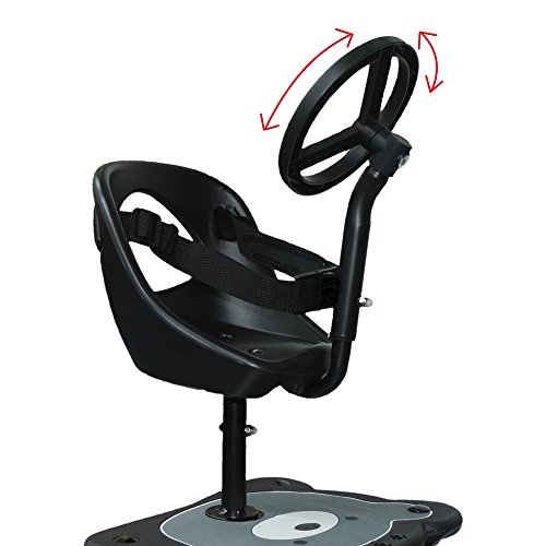 Eichhorn Cozy S Rider Asiento para cochecito, Niños, Edad recomendada 6 meses - 3 años, Color Negro