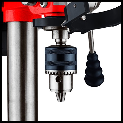 Einhell 4250670 Taladro de columna (350 W, 580 - 2650 U/min, inclinable, orientable y ajustable, de perforación, virutas de mesa, protección), Rojo Einhell 4250670 Taladro de columna (350 W, 580 - 2650 U/min, inclinable, orientable y ajustable, de perforación, virutas de mesa, protección), Rojo