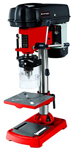 Einhell 4250670 Taladro de columna (350 W, 580 - 2650 U/min, inclinable, orientable y ajustable, de perforación, virutas de mesa, protección), Rojo Einhell 4250670 Taladro de columna (350 W, 580 - 2650 U/min, inclinable, orientable y ajustable, de perforación, virutas de mesa, protección), Rojo