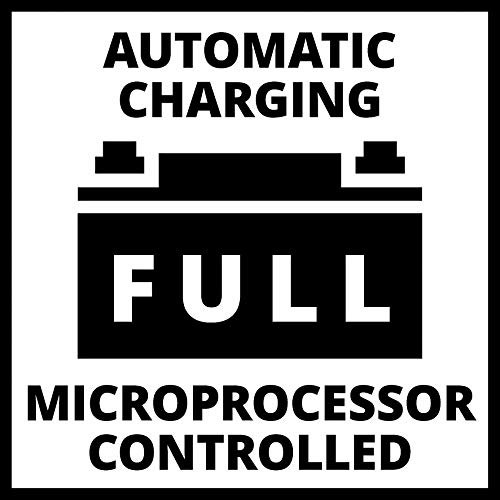 Einhell CE-BC 1 M, Cargador de baterías (con control por microprocesador para los más distintos tipos de baterías, entre otros automóviles/motos, corriente de carga máx. 1 amperio)