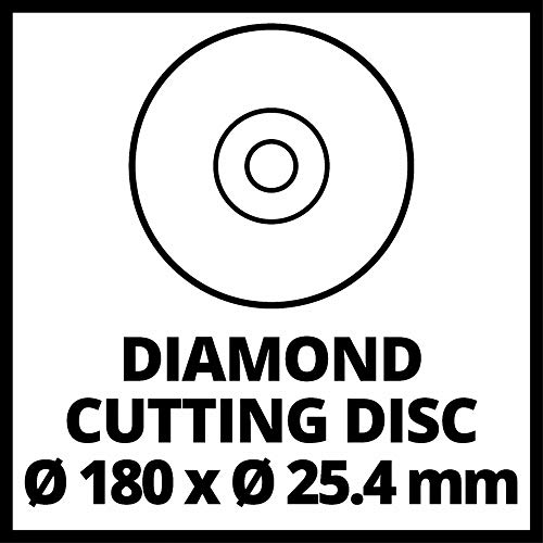 Einhell Cortadora de Azulejos TC-TC 800 (800 W, tope de ángulo ajustable, depósito de agua, guía de corte con escala, empuñadura de transporte, incl. disco de corte de diamante de 180 mm de diámetro)