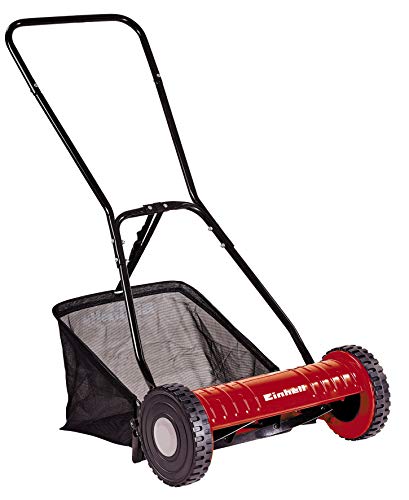 Einhell GC- HM 40 - Cortacesped manual ( altura de corte 15-35 mm , ancho de corte 40cm, hasta 250m² de jardín, 27L de capacidad de bolsa) (ref.3414127)