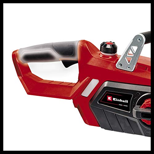 Einhell GE-LC 18/25 Li - Solo - Motosierra a batería Power X-Change 18 V, longitud de corte: 23 cm, velocidad de corte: 4.3 m/s, cadena y espada Oregon