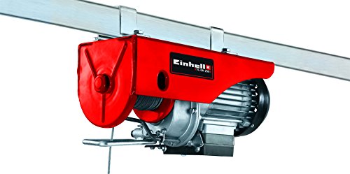 Einhell Polipasto TC de EH 250, Capacidad de Carga 250 kg, 230 V, 500 W, hub Altura 11,5 m, 12 m de alambre cuerda (ref. 2255130)