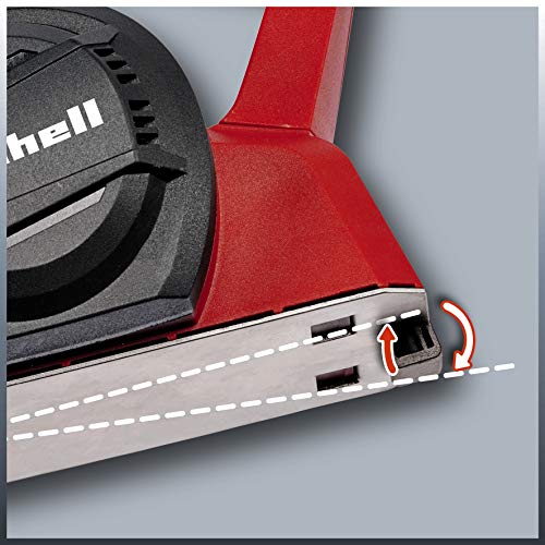 Einhell TC-PL 750 -Cepillo electrónico (Potencia de 750 W, 17000 min-1 RPM), 240 V, Negro, Rojo (ref.4345310)