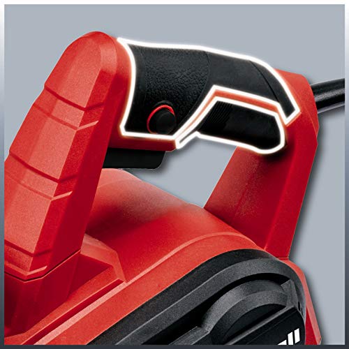 Einhell TC-PL 750 -Cepillo electrónico (Potencia de 750 W, 17000 min-1 RPM), 240 V, Negro, Rojo (ref.4345310)