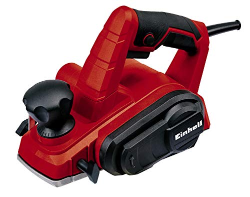 Einhell TC-PL 750 -Cepillo electrónico (Potencia de 750 W, 17000 min-1 RPM), 240 V, Negro, Rojo (ref.4345310)