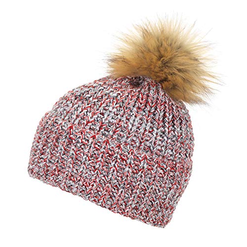 Eisbär Felia Lux MÜ Gorro, Mujer, rotmele-h.Braun, Talla única Eisbär Felia Lux MÜ Gorro, Mujer, rotmele-h.Braun, Talla única