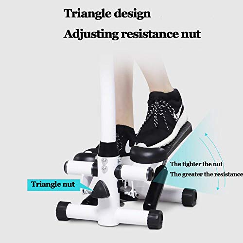 Ejercitador Stepper Cardio Fitness Multifuncional, Máquina De Ejercicios Aeróbicos para Caminar En Casa con Cuerda Elástica, Cinta De Correr Muda Plegable, Capacidad De Carga De 120 Kg