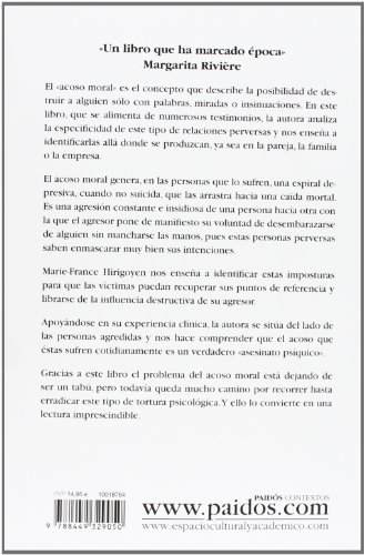 El acoso moral: El maltrato psicológico en la vida cotidiana (Contextos)