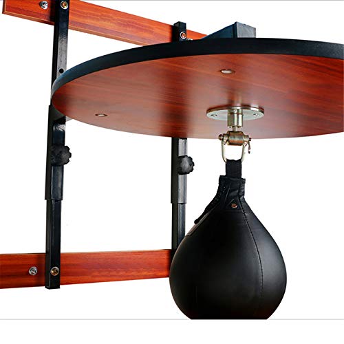 El Boxeo Se Divierte Grueso De Caoba Bolsa De Boxeo Colgantes Speedball Plataforma De Formación Resistencia (Color : Brown, Size : 60x60x3cm)