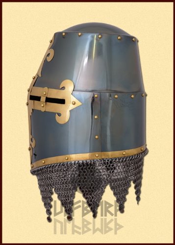 El casco olla Rieter de grano Burg, Núremberg para{1375}, talla L de la ULFBERTH