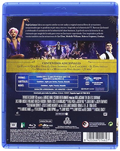 El Gran Showman Blu-Ray [Blu-ray]