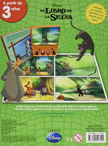 El libro de la selva. Libroaventuras: Incluye un cuento, figuritas y un tapete