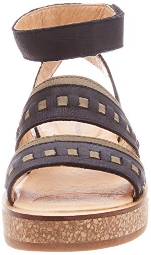 El Naturalista Tülbend, Sandalia con Pulsera para Mujer, Negro (Black Black), 41 EU El Naturalista Tülbend, Sandalia con Pulsera para Mujer, Negro (Black Black), 41 EU