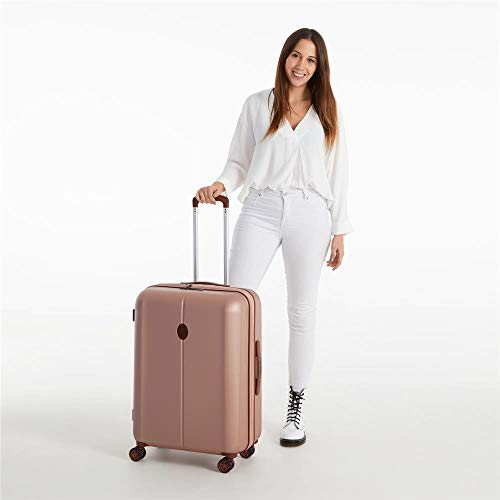 El Potro Ocuri Maleta Grande Rosa 49x70x28 cms Rígida ABS Cierre TSA 81L 4Kgs 4 Ruedas Dobles Extensible El Potro Ocuri Maleta Grande Rosa 49x70x28 cms Rígida ABS Cierre TSA 81L 4Kgs 4 Ruedas Dobles Extensible