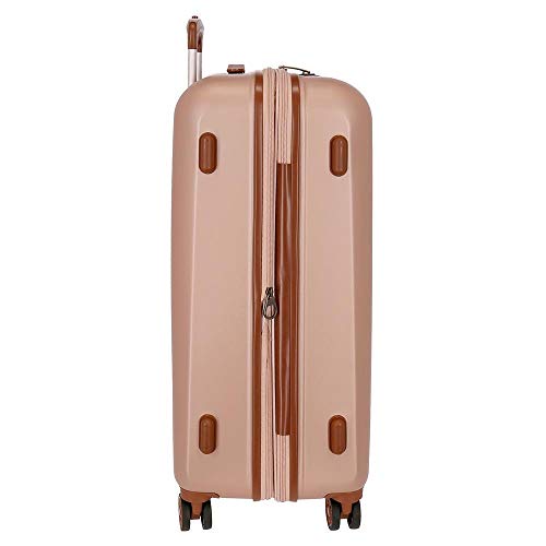 El Potro Ocuri Maleta Grande Rosa 49x70x28 cms Rígida ABS Cierre TSA 81L 4Kgs 4 Ruedas Dobles Extensible El Potro Ocuri Maleta Grande Rosa 49x70x28 cms Rígida ABS Cierre TSA 81L 4Kgs 4 Ruedas Dobles Extensible