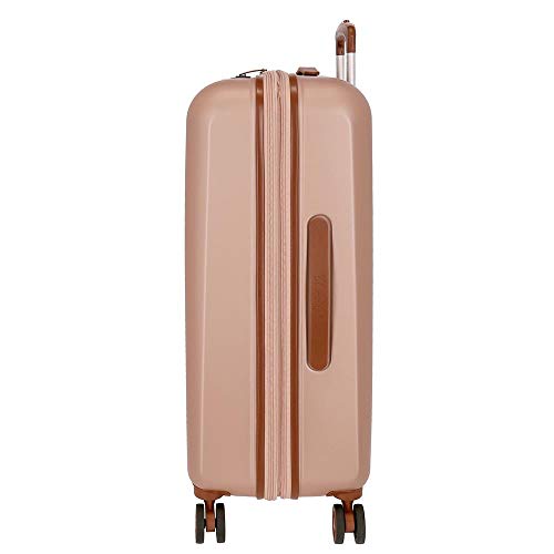 El Potro Ocuri Maleta Grande Rosa 49x70x28 cms Rígida ABS Cierre TSA 81L 4Kgs 4 Ruedas Dobles Extensible El Potro Ocuri Maleta Grande Rosa 49x70x28 cms Rígida ABS Cierre TSA 81L 4Kgs 4 Ruedas Dobles Extensible