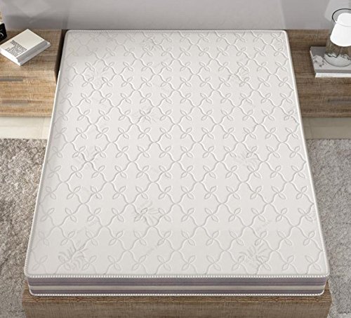elalmacendelcolchon Colchón viscoelástico Modelo Premium, 105 x 190 x 20cm - Todas Las Medidas, Blanco y Lila elalmacendelcolchon Colchón viscoelástico Modelo Premium, 105 x 190 x 20cm - Todas Las Medidas, Blanco y Lila
