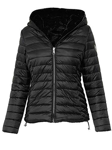 Elara Chaqueta Reversible para Damas Chunkyrayan DV-222-1 Black 40 (L) Elara Chaqueta Reversible para Damas Chunkyrayan DV-222-1 Black 40 (L)
