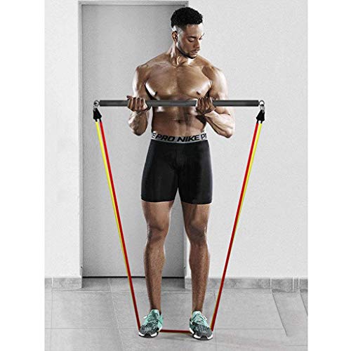 Elásticos de fitness Barra de Bandas de Resistencia, Accesorio para Bandas de Ejercicio de 38 ", Carga Máxima de 800 Lb, Barra de Pesas para Levantamiento de Pesas, para Entrenamiento Bandas elásticas Elásticos de fitness Barra de Bandas de Resistencia, Accesorio para Bandas de Ejercicio de 38 ", Carga Máxima de 800 Lb, Barra de Pesas para Levantamiento de Pesas, para Entrenamiento Bandas elásticas