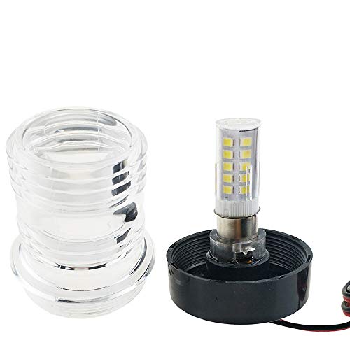 ELECTRONIC-MEI DC 12V luz Blanca LED360 ° LED Barco de Alquiler Barco/Ancla Luz