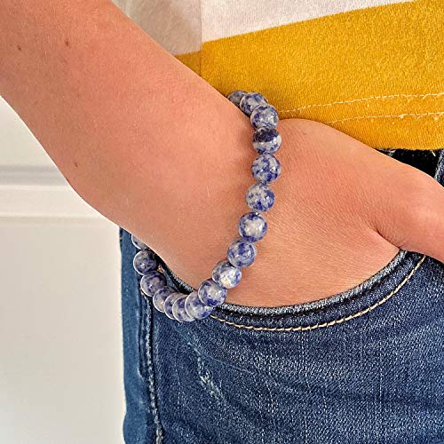 ELEDORO Mujer Hombre Unisex keine gema Cabochonschliff azul blanco multicolor Pantalones vaqueros LapisLazuli ELEDORO Mujer Hombre Unisex keine gema Cabochonschliff azul blanco multicolor Pantalones vaqueros LapisLazuli