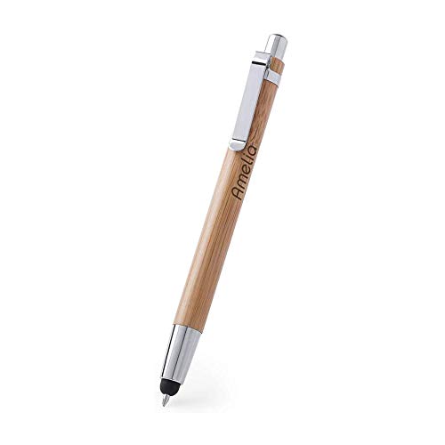 Elegante Bolígrafo para Regalar PERSONALIZADO · Boligrafos Bonitos con cuerpo de Bambú Natural y Puntero para Dispositivos Móviles · Boligrafos para Regalar Economicos y Originales Elegante Bolígrafo para Regalar PERSONALIZADO · Boligrafos Bonitos con cuerpo de Bambú Natural y Puntero para Dispositivos Móviles · Boligrafos para Regalar Economicos y Originales