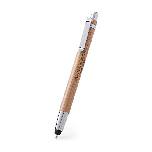 Elegante Bolígrafo para Regalar PERSONALIZADO · Boligrafos Bonitos con cuerpo de Bambú Natural y Puntero para Dispositivos Móviles · Boligrafos para Regalar Economicos y Originales Elegante Bolígrafo para Regalar PERSONALIZADO · Boligrafos Bonitos con cuerpo de Bambú Natural y Puntero para Dispositivos Móviles · Boligrafos para Regalar Economicos y Originales