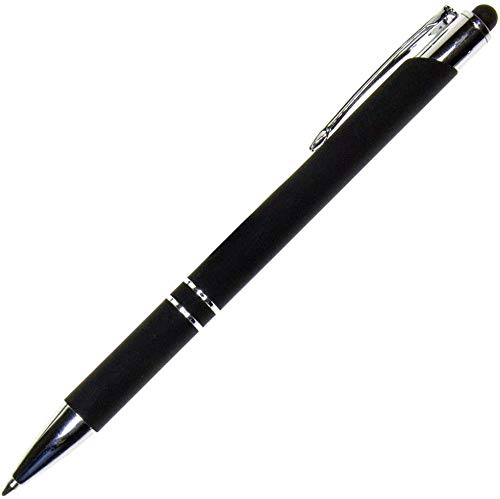 Elegante Bolígrafo para Regalar PERSONALIZADO (Nombre o Texto) · Bolígrafo Negro Metálico y Puntero para Dispositivos Moviles · Este Boli Personalizado Incluye Estuche Individual Exclusivo