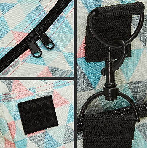 Elegante bolso deportivo Ela Mo, bolsa de viaje con compartiment para zapatos, maletín de mano de 38 l, Weekender, unisex, en 6 diseños de moda, color Pastel Shades, tamaño large Elegante bolso deportivo Ela Mo, bolsa de viaje con compartiment para zapatos, maletín de mano de 38 l, Weekender, unisex, en 6 diseños de moda, color Pastel Shades, tamaño large