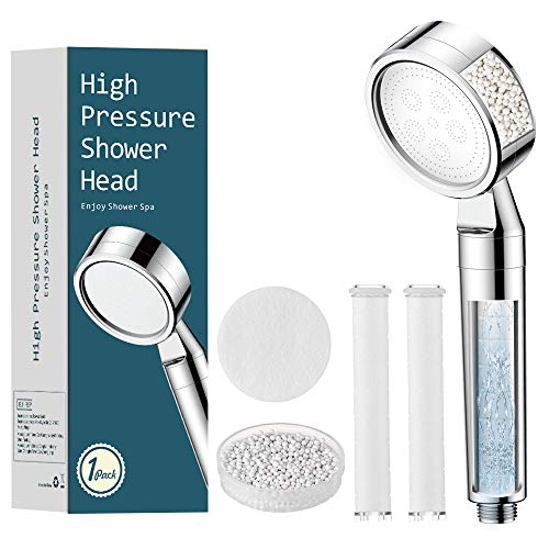 Elegear Alcachofa de Ducha con Filtro Iónico, Filtración de 3 capas Cabezal de Ducha Mano de Alta Presión para Suavizar Agua Dura &Protejer piel y cabello con Elemento de Filtro Reemplazable Elegear Alcachofa de Ducha con Filtro Iónico, Filtración de 3 capas Cabezal de Ducha Mano de Alta Presión para Suavizar Agua Dura &Protejer piel y cabello con Elemento de Filtro Reemplazable
