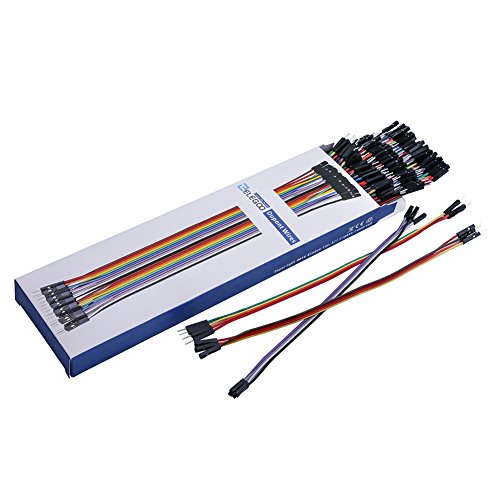 ELEGOO 120 Piezas de Cable DuPont, 40 Pines Macho-Hembra, 40 Pines Macho-Macho, 40 Pines Hembra-Hembra, Cables Puente para Placas Prototipo (Protoboard) para Arduino ELEGOO 120 Piezas de Cable DuPont, 40 Pines Macho-Hembra, 40 Pines Macho-Macho, 40 Pines Hembra-Hembra, Cables Puente para Placas Prototipo (Protoboard) para Arduino