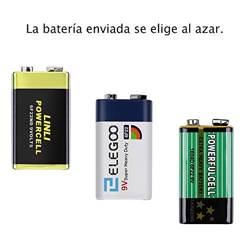 ELEGOO Conjunto Medio de Iniciación Compatible con Arduino IDE con Tutorial en Español y Conjunto de Relé de 5V, Modulo de Fuente de Alimentación, Servomotor, UNO R3 Placa de Desarrollo de Prototipos