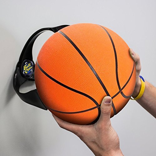 ELEOPTION Soporte de pared para pelotas de baloncesto, fútbol, voleibol, fútbol americano ELEOPTION Soporte de pared para pelotas de baloncesto, fútbol, voleibol, fútbol americano