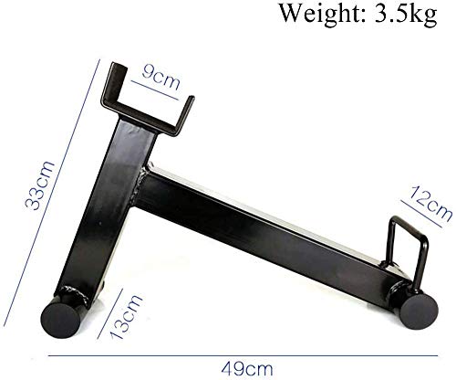 Elevador De Peso Muerto Con Barra Para Placa De Pesas, Soporte De Manillar De Acero Portátil Para Levantamiento De Pesas Con Asa, Cambiador De Pesas, Soporte De Barra Para Cargar / Descargar Placas De