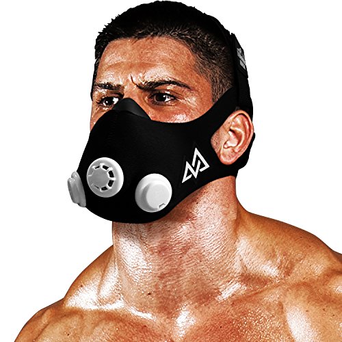 Elevation Training Mask 50-0151 - Máscara de Entrenamiento, Color Negro, Talla M