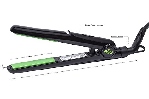 elie HS-039 Mini planchas del pelo de viaje, plancha alisadora cerámica con doble voltaje (verde neón) elie HS-039 Mini planchas del pelo de viaje, plancha alisadora cerámica con doble voltaje (verde neón)