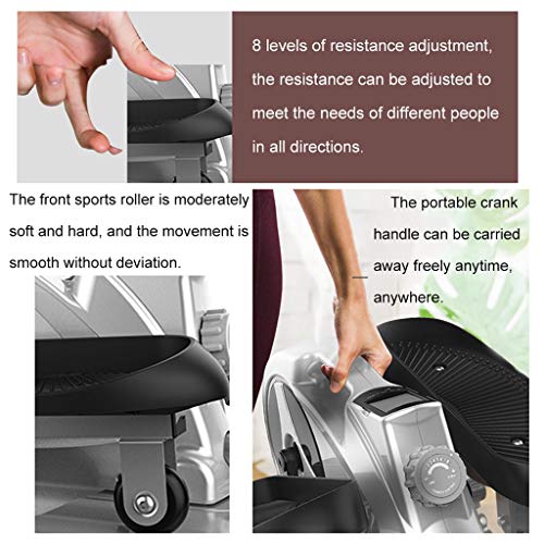 Elípticas Escalera De Fitness Interior Entrenador Entrenador Fitness En Casa Ajuste De Resistencia De 8 Velocidades Adecuado para Varias Alturas Cojinete 120 Kg Elípticas Escalera De Fitness Interior Entrenador Entrenador Fitness En Casa Ajuste De Resistencia De 8 Velocidades Adecuado para Varias Alturas Cojinete 120 Kg