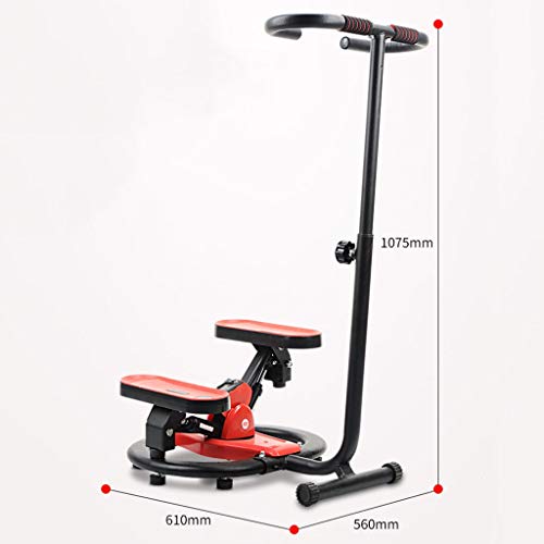 Elípticas Escalera Paso A Paso Mini Paso A Paso Máquina De Pedales para Interiores con Reposabrazos Equipo De Entrenamiento Multifuncional Equipo De Entrenamiento con Pedal para Damas