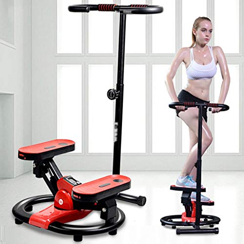 Elípticas Escalera Paso A Paso Mini Paso A Paso Máquina De Pedales para Interiores con Reposabrazos Equipo De Entrenamiento Multifuncional Equipo De Entrenamiento con Pedal para Damas