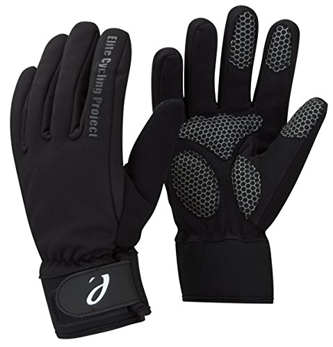 Elite Cycling Project Malmo Guantes de Ciclismo de Invierno Impermeables, Hombre, Negro, Medium