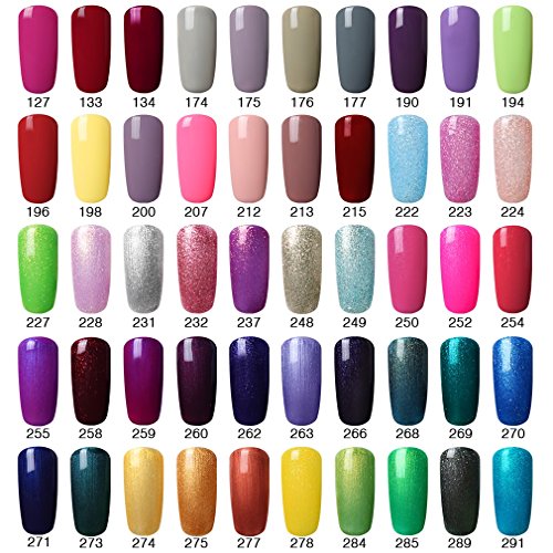Elite99 Esmaltes Semipermanentes de UƱas en Gel VU LED Esmaltes de UƱas Soak Off para Manicura -GNS198 Elite99 Esmaltes Semipermanentes de UƱas en Gel VU LED Esmaltes de UƱas Soak Off para Manicura -GNS198