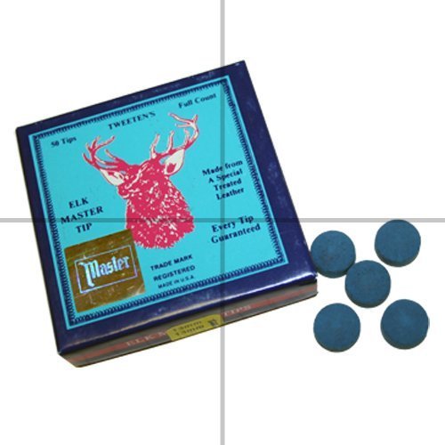Elk-Master - Juego de Punteras de Tacos de Billar (10 mm, 5 Unidades) Elk-Master - Juego de Punteras de Tacos de Billar (10 mm, 5 Unidades)