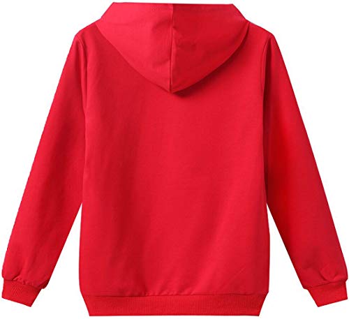 EMLAI NiƱo Sudaderas con Capucha Among Us Disfraz de SuƩter Moda Delgado de Halloween Regalo Mangas largas (140, Rojo-1906) EMLAI NiƱo Sudaderas con Capucha Among Us Disfraz de SuƩter Moda Delgado de Halloween Regalo Mangas largas (140, Rojo-1906)