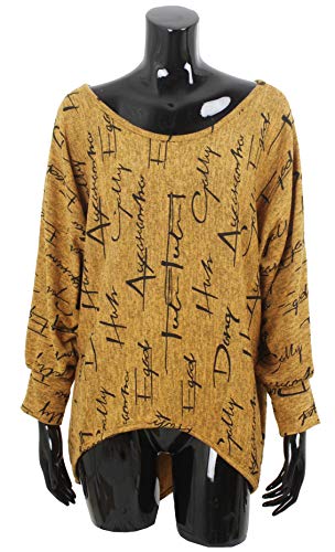 Emma & Giovanni - Oversize Top Manga Larga Loose Fit - Mujer (L-XL, Bordeaux) Emma & Giovanni - Oversize Top Manga Larga Loose Fit - Mujer (L-XL, Bordeaux)